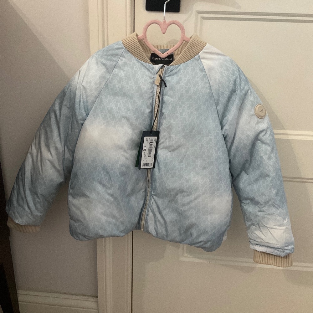 Emporio Armani logo nylon jacket Nwt